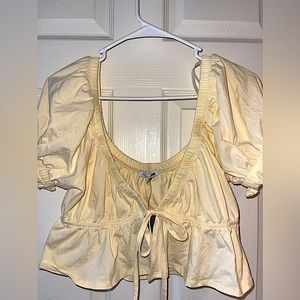 Fashion Nova tied crop top